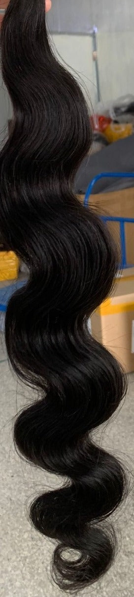 Body Wave 100% human hair bundle, natural black