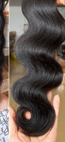 Body Wave 100% human bulk braiding hair, 100g pack