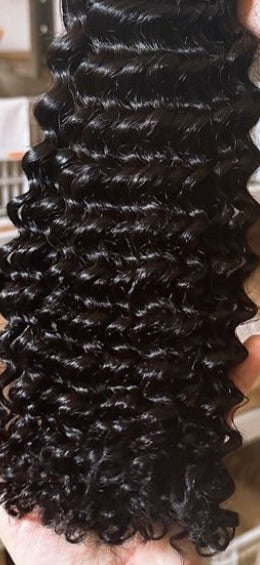 Deep Curly 100% human bulk braiding hair, 100g pack