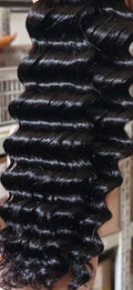 Deep Wave 100% human bulk braiding hair, 100g pack