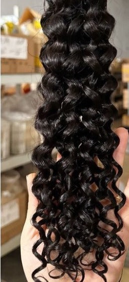 Spanish Curly 100% human bulk braiding hair, 100g pack